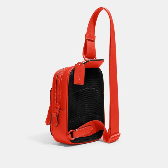 NWT Coach Outlet Track Pack 14 In Signature Leather - Picture 2 of 6